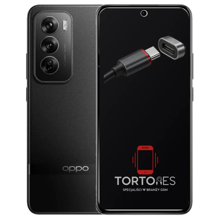 OPPO Reno12 Pro 5G z ilustracją złącza ładowania - naprawa złącza ładowania