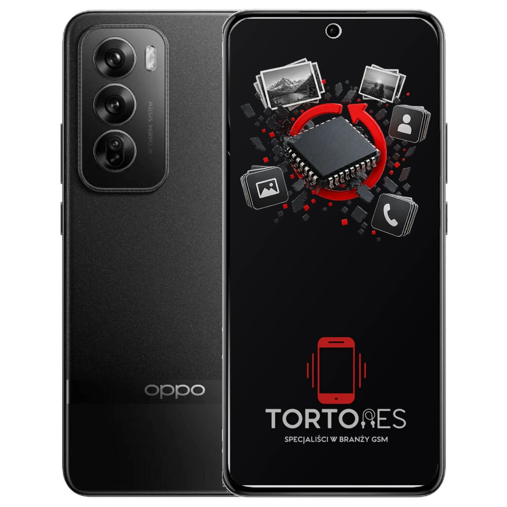 OPPO Reno12 Pro 5G z ilustracją odzyskiwania danych - odzyskiwanie danych