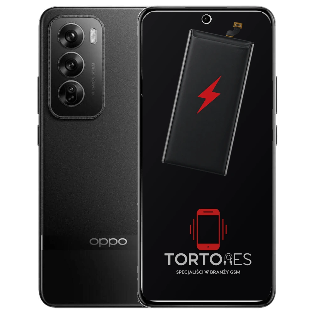 OPPO Reno12 Pro 5G z ilustracją baterii - wymiana baterii