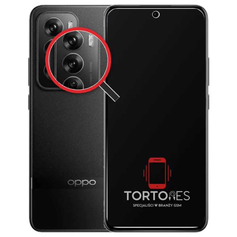 OPPO Reno12 Pro 5G z lupą na tylnych aparatach - wymiana tylnej kamery