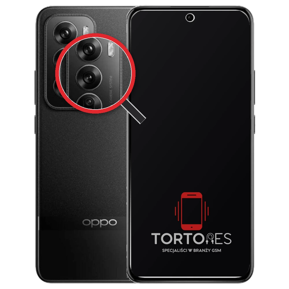 OPPO Reno12 Pro 5G z lupą na tylnych aparatach - wymiana tylnej kamery