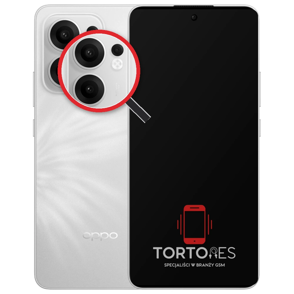 OPPO Reno13 F 5G / FS 5G z lupą na tylnych aparatach - wymiana tylnej kamery