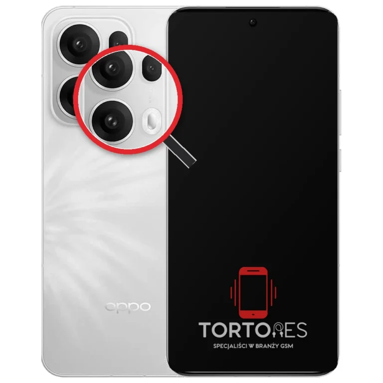OPPO Reno13 Pro 5G z lupą na tylnych aparatach - wymiana tylnej kamery