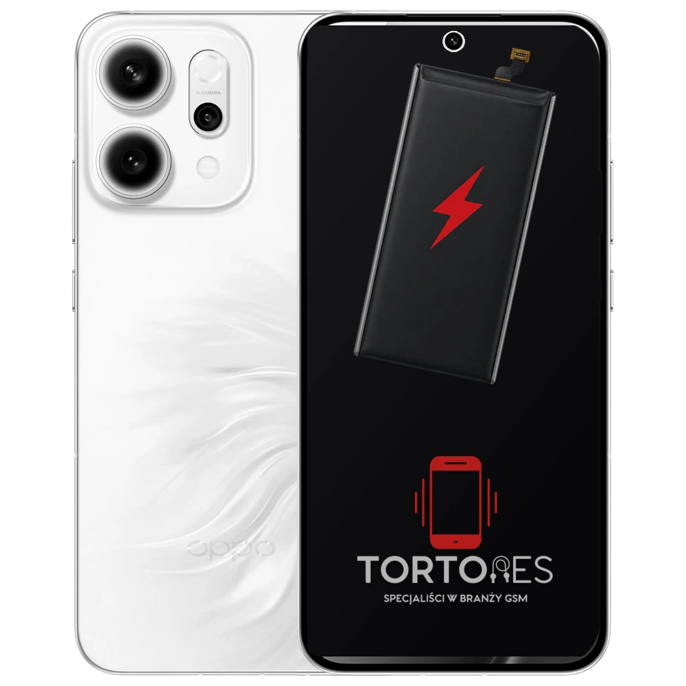 OPPO Reno14 5G z ilustracją baterii - wymiana baterii