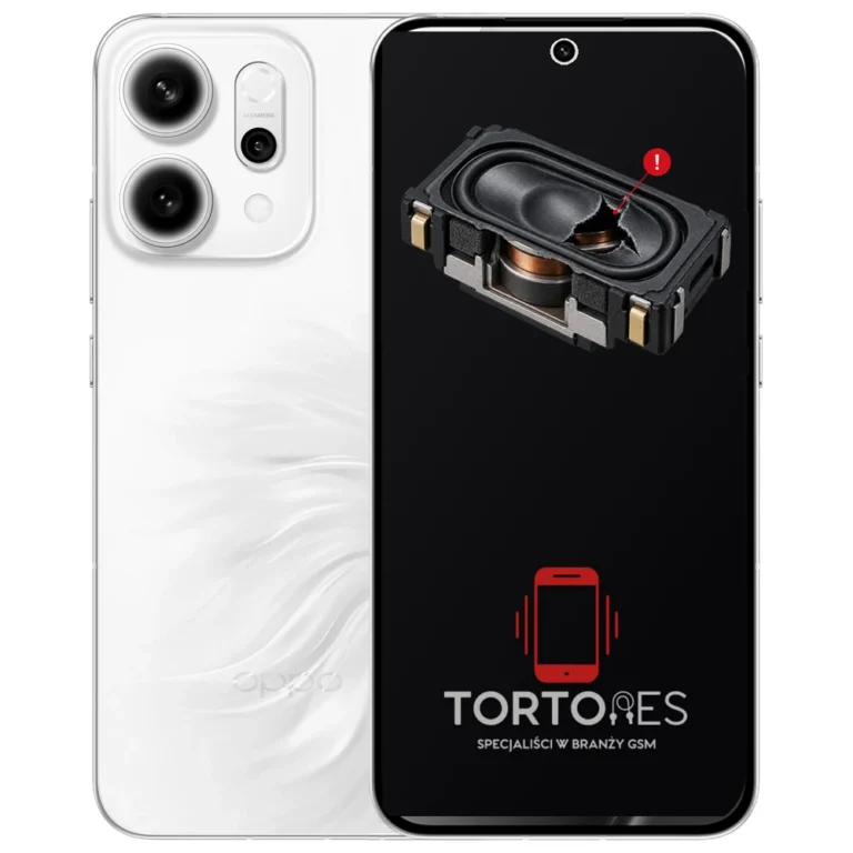 OPPO Reno14 5G z symbolem głośnika multimedialnego - wymiana głośnika multimedialnego