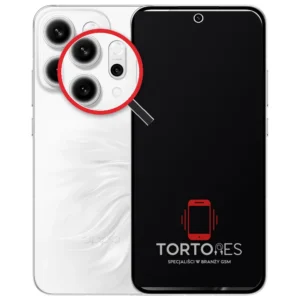 OPPO Reno14 5G z lupą na tylnych aparatach - wymiana tylnej kamery