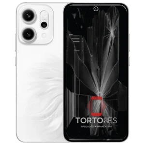 OPPO Reno14 5G z ilustracją pękniętego wyświetlacza - wymiana zbitego wyświetlacza