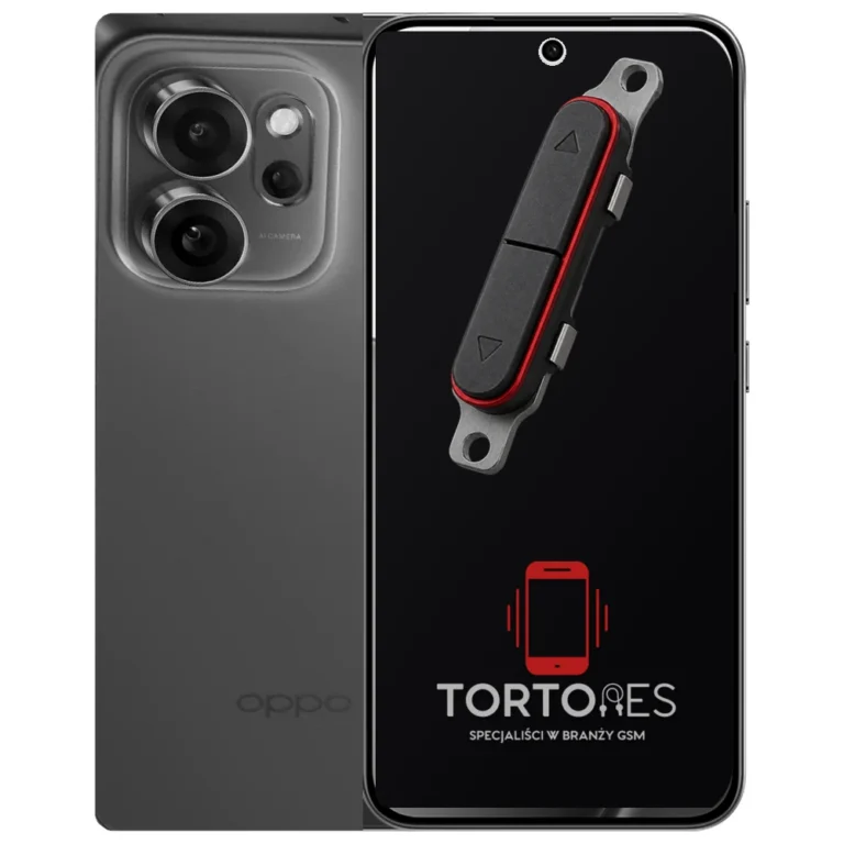 OPPO Reno14 FS 5G z symbolem przycisków - naprawa przycisków włączania i głośności