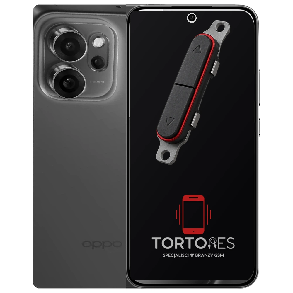 OPPO Reno14 FS 5G z symbolem przycisków - naprawa przycisków włączania i głośności