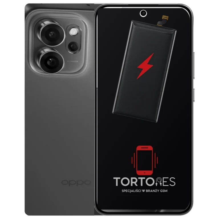 OPPO Reno14 FS 5G z ilustracją baterii - wymiana baterii