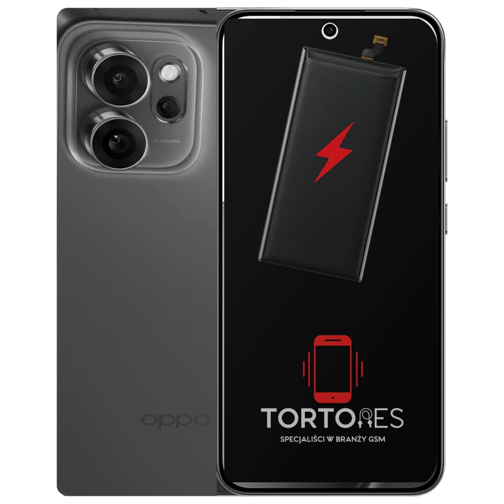 OPPO Reno14 FS 5G z ilustracją baterii - wymiana baterii