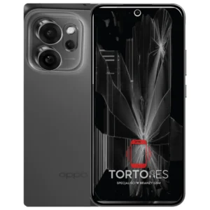 OPPO Reno14 FS 5G z ilustracją pękniętego wyświetlacza - wymiana zbitego wyświetlacza