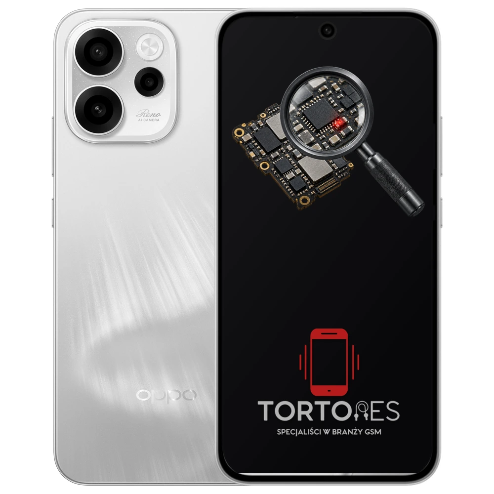 OPPO Reno15 F 5G / FS 5G z symbolem diagnostyki - diagnoza telefonu