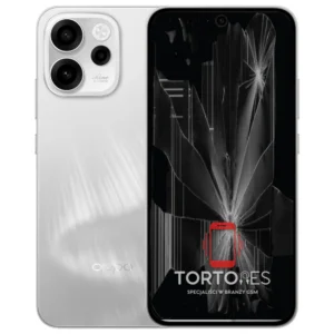 OPPO Reno15 F 5G / FS 5G z ilustracją pękniętego wyświetlacza - wymiana zbitego wyświetlacza