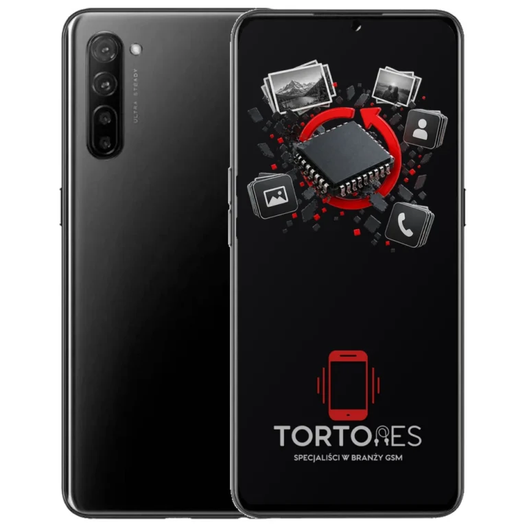 OPPO Reno3 LTE z ilustracją odzyskiwania danych - odzyskiwanie danych