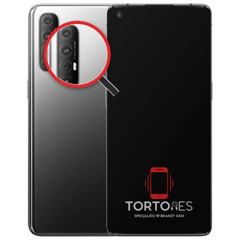 OPPO Reno3 Pro 5G z lupą na tylnych aparatach - wymiana tylnej kamery
