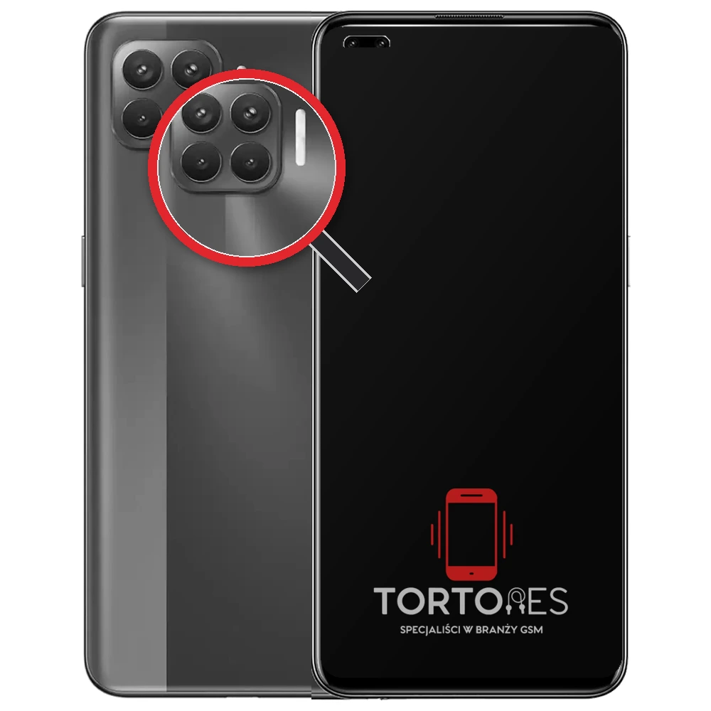 OPPO Reno4 Lite z lupą na tylnych aparatach - wymiana tylnej kamery