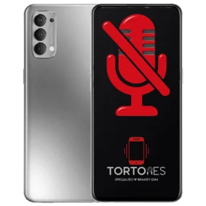 OPPO Reno4 LTE z symbolem mikrofonu - naprawa mikrofonu