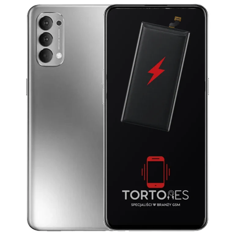 OPPO Reno4 LTE z ilustracją baterii - wymiana baterii