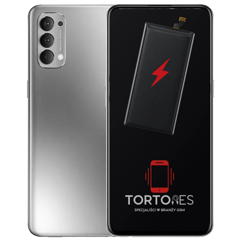 OPPO Reno4 LTE z ilustracją baterii - wymiana baterii