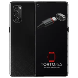 OPPO Reno4 Pro 5G z ilustracją złącza ładowania - naprawa złącza ładowania