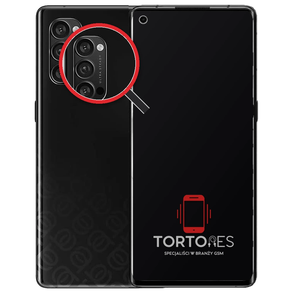 OPPO Reno4 Pro 5G z lupą na tylnych aparatach - wymiana tylnej kamery
