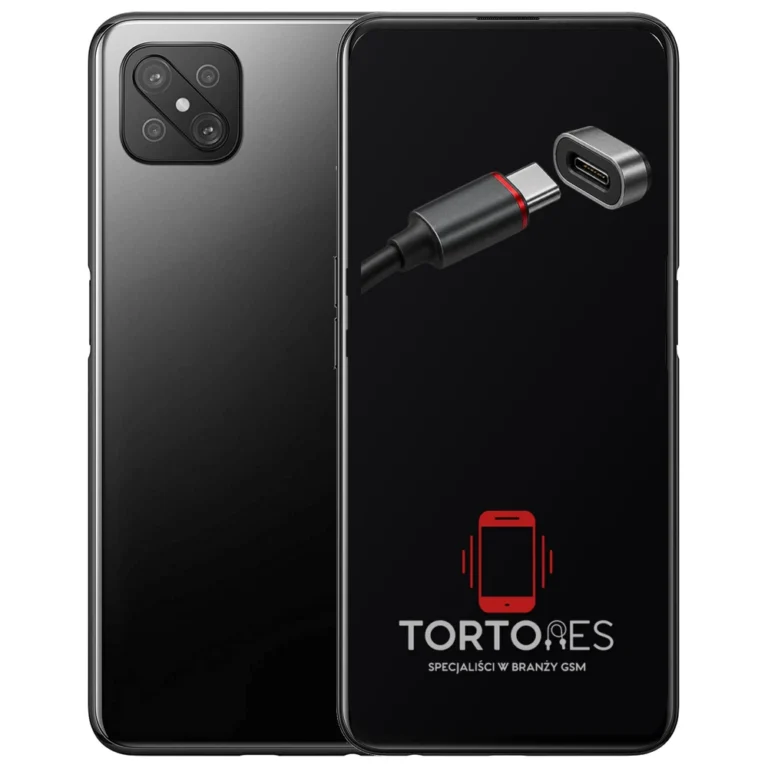OPPO Reno4 Z 5G z ilustracją złącza ładowania - naprawa złącza ładowania
