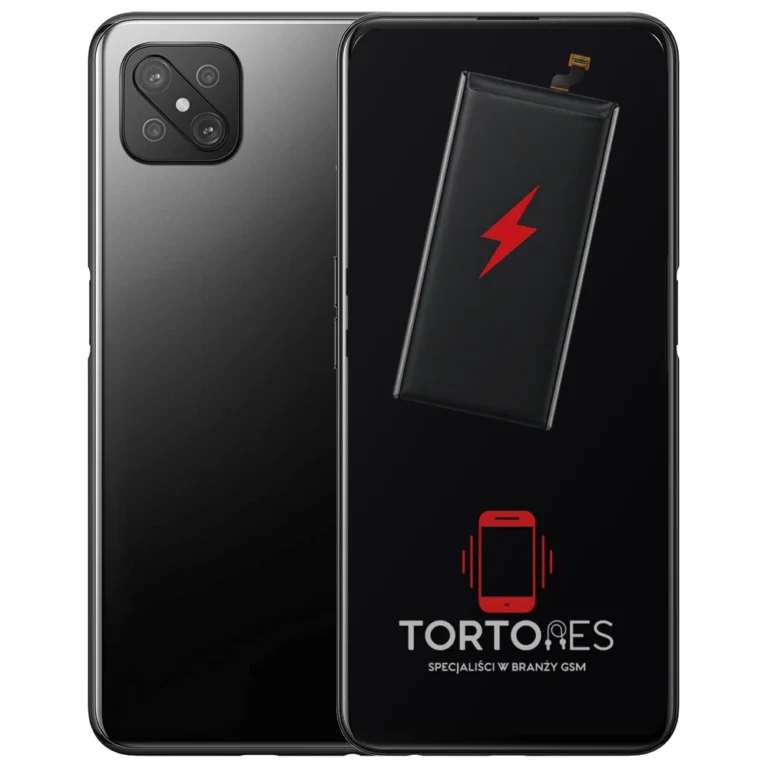 OPPO Reno4 Z 5G z ilustracją baterii - wymiana baterii