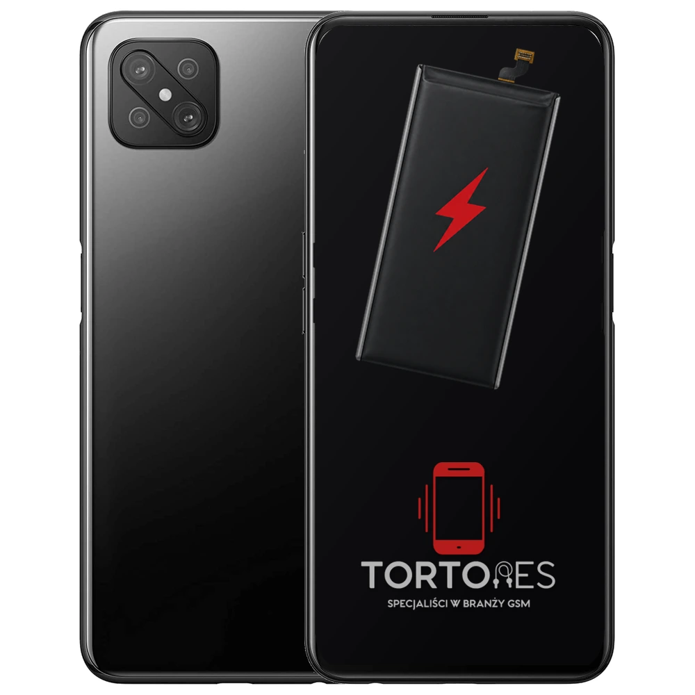 OPPO Reno4 Z 5G z ilustracją baterii - wymiana baterii