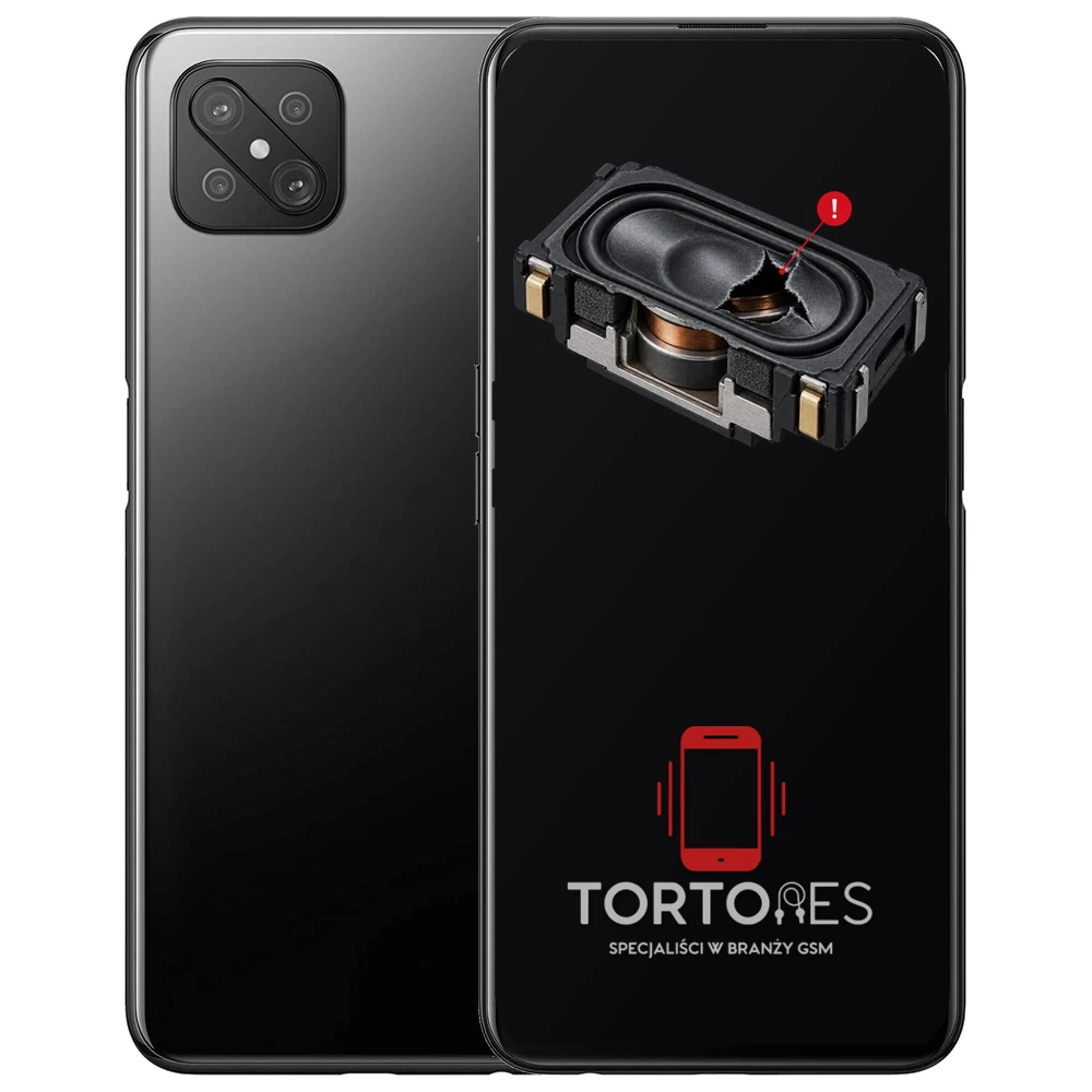 OPPO Reno4 Z 5G z symbolem głośnika multimedialnego - wymiana głośnika multimedialnego