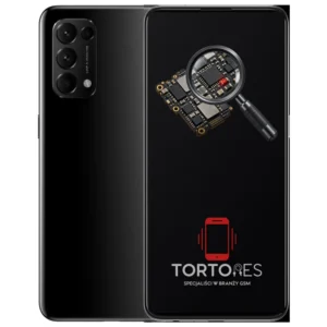 OPPO Reno5 5G z symbolem diagnostyki - diagnoza telefonu