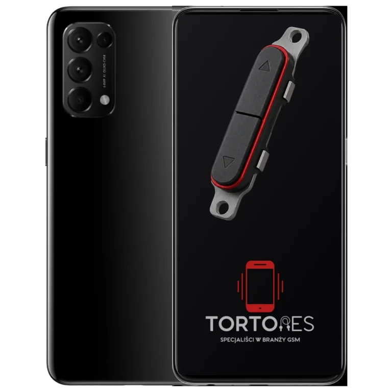 OPPO Reno5 5G z symbolem przycisków - naprawa przycisków włączania i głośności
