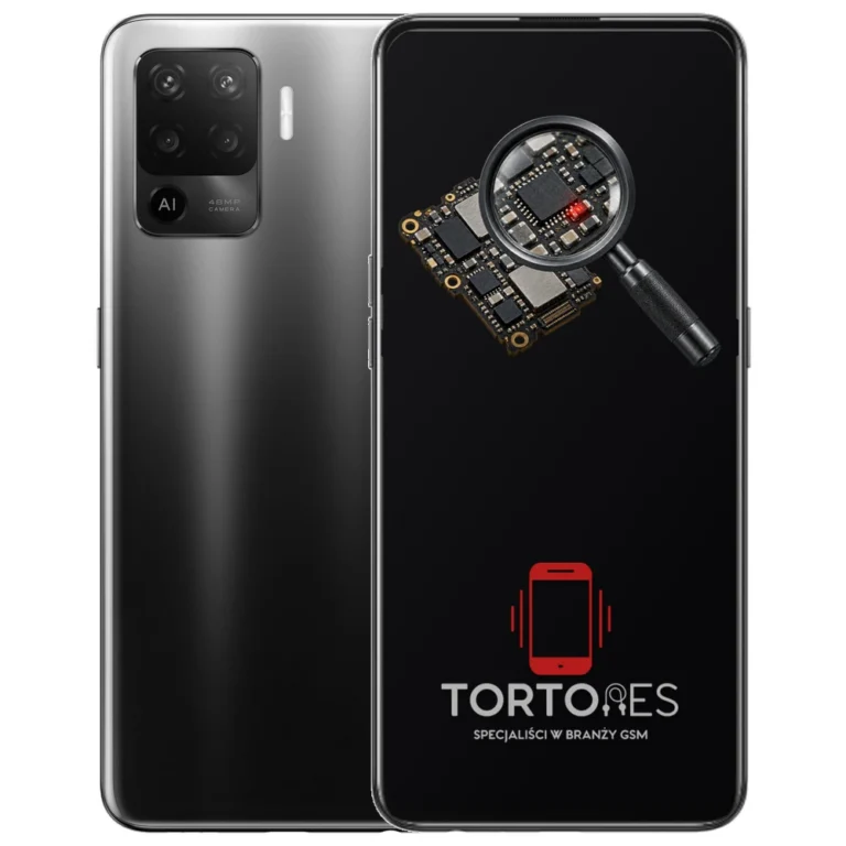 OPPO Reno5 Lite z symbolem diagnostyki - diagnoza telefonu