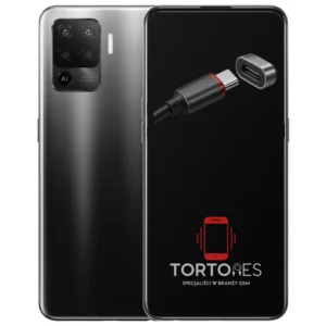 OPPO Reno5 Lite z ilustracją złącza ładowania - naprawa złącza ładowania