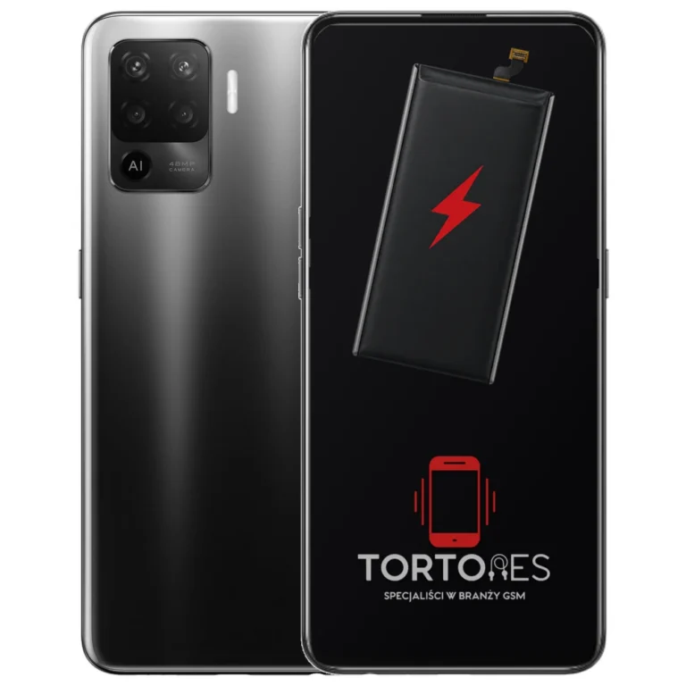 OPPO Reno5 Lite z ilustracją baterii - wymiana baterii