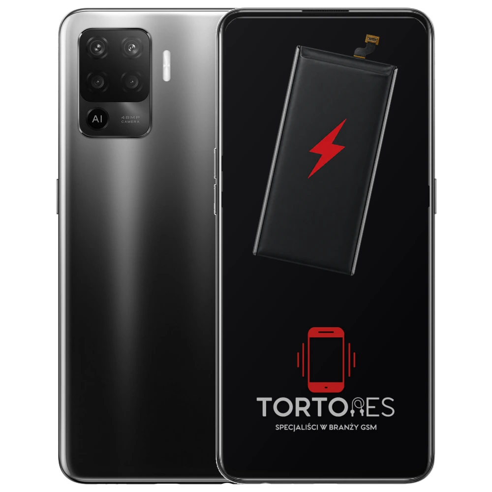 OPPO Reno5 Lite z ilustracją baterii - wymiana baterii