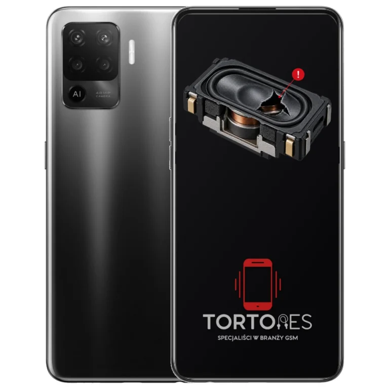 OPPO Reno5 Lite z symbolem głośnika multimedialnego - wymiana głośnika multimedialnego