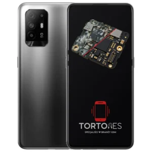 OPPO Reno5 Z 5G z ilustracją zalania - czyszczenie po zalaniu