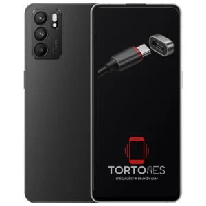 OPPO Reno6 5G z ilustracją złącza ładowania - naprawa złącza ładowania
