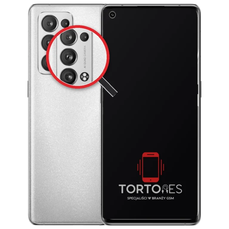 OPPO Reno6 Pro 5G z lupą na tylnych aparatach - wymiana tylnej kamery
