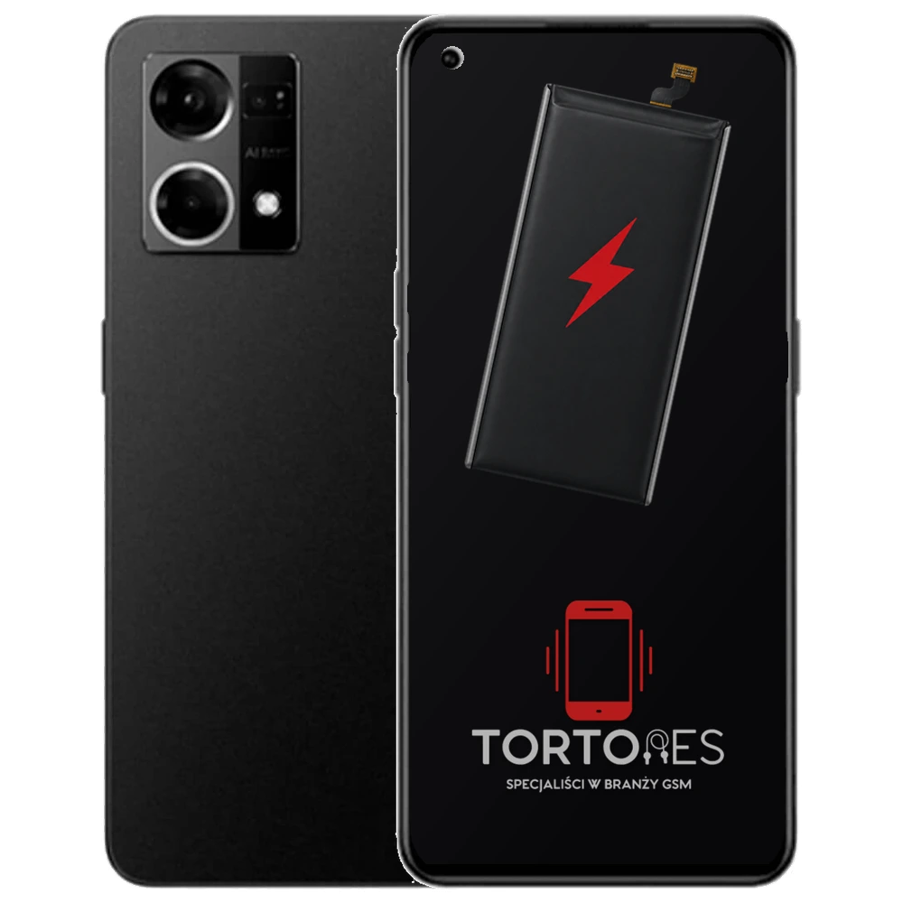 OPPO Reno7 LTE z ilustracją baterii - wymiana baterii
