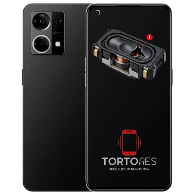 OPPO Reno7 LTE z symbolem głośnika multimedialnego - wymiana głośnika multimedialnego