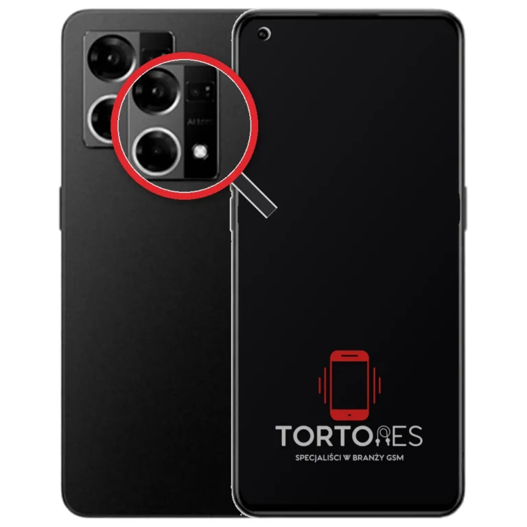 OPPO Reno7 LTE z lupą na tylnych aparatach - wymiana tylnej kamery