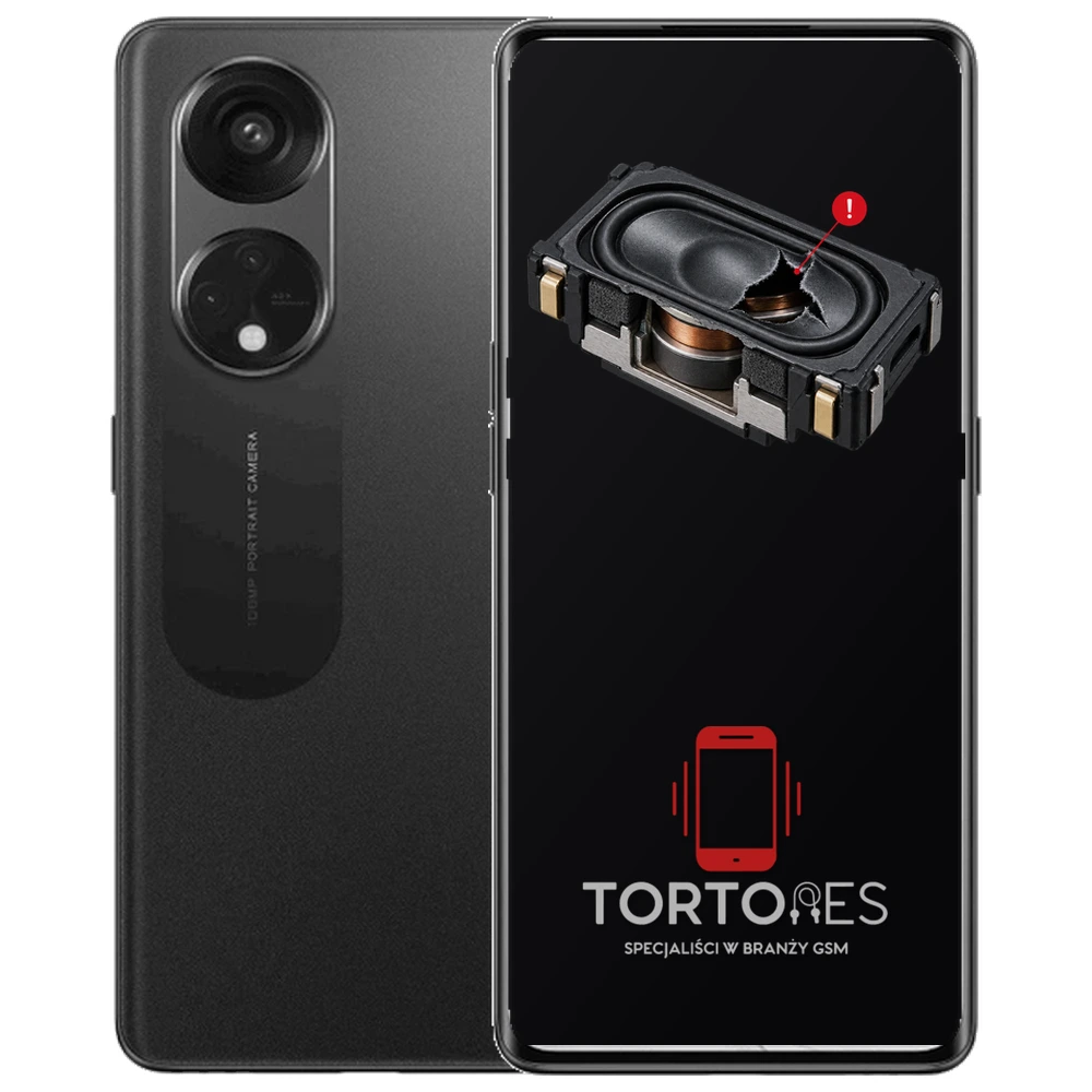 OPPO Reno8 T LTE z symbolem głośnika multimedialnego - wymiana głośnika multimedialnego