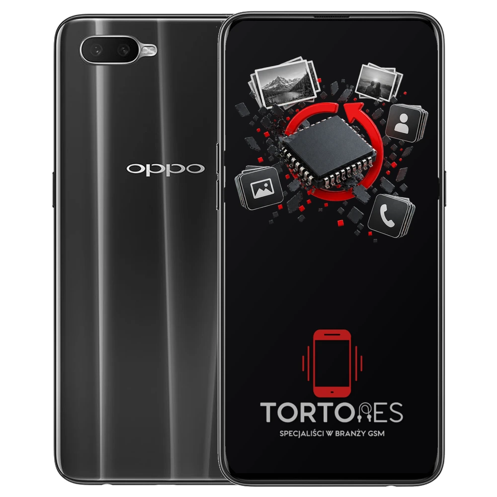 OPPO RX17 Neo z ilustracją odzyskiwania danych - odzyskiwanie danych