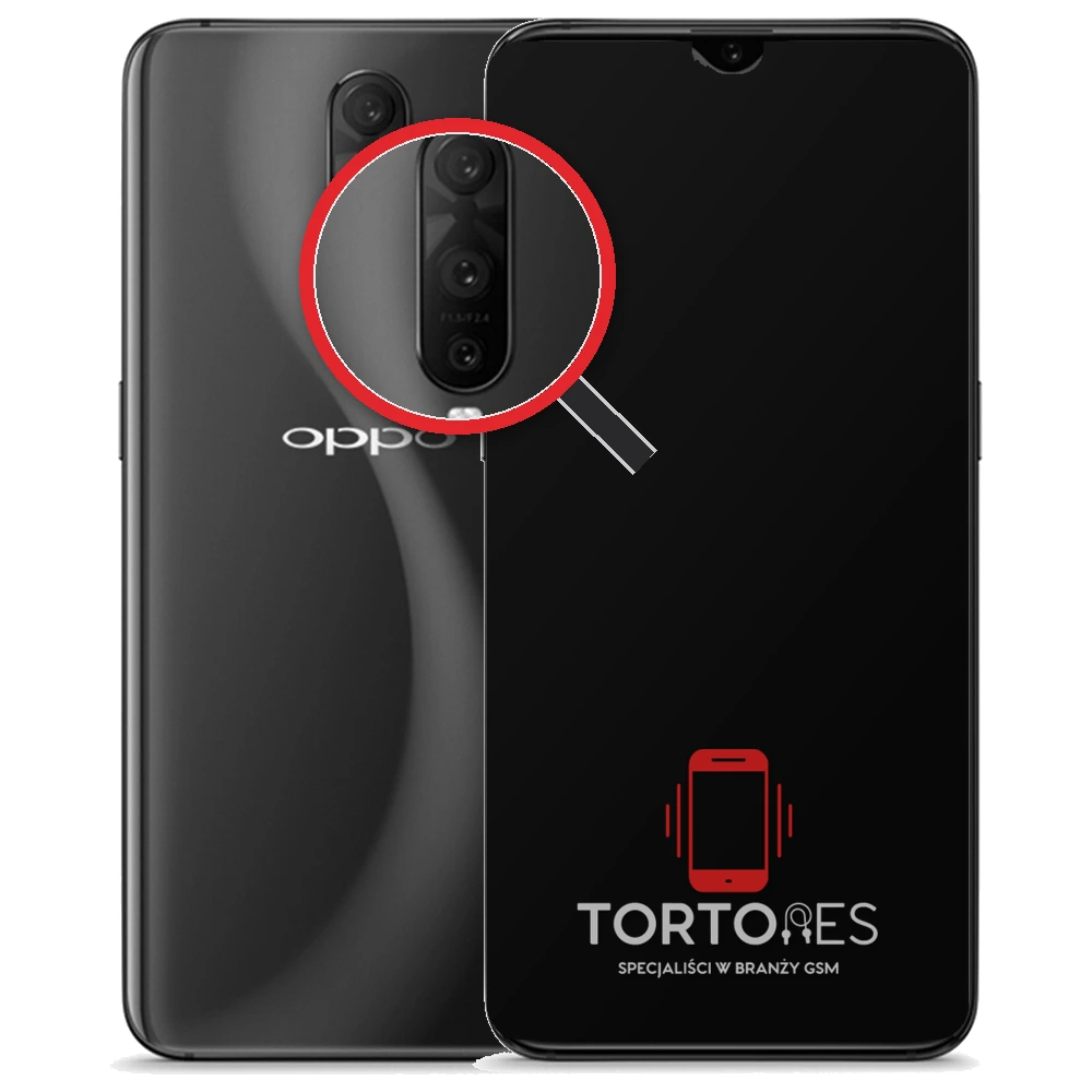 OPPO RX17 Pro z lupą na tylnych aparatach - wymiana tylnej kamery