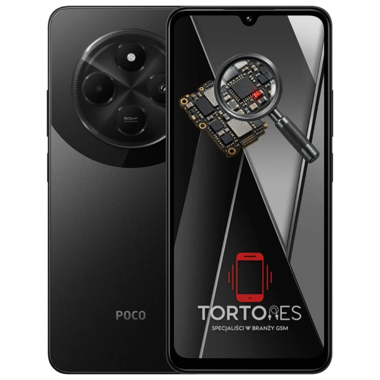 POCO C75 z symbolem diagnostyki - diagnoza telefonu