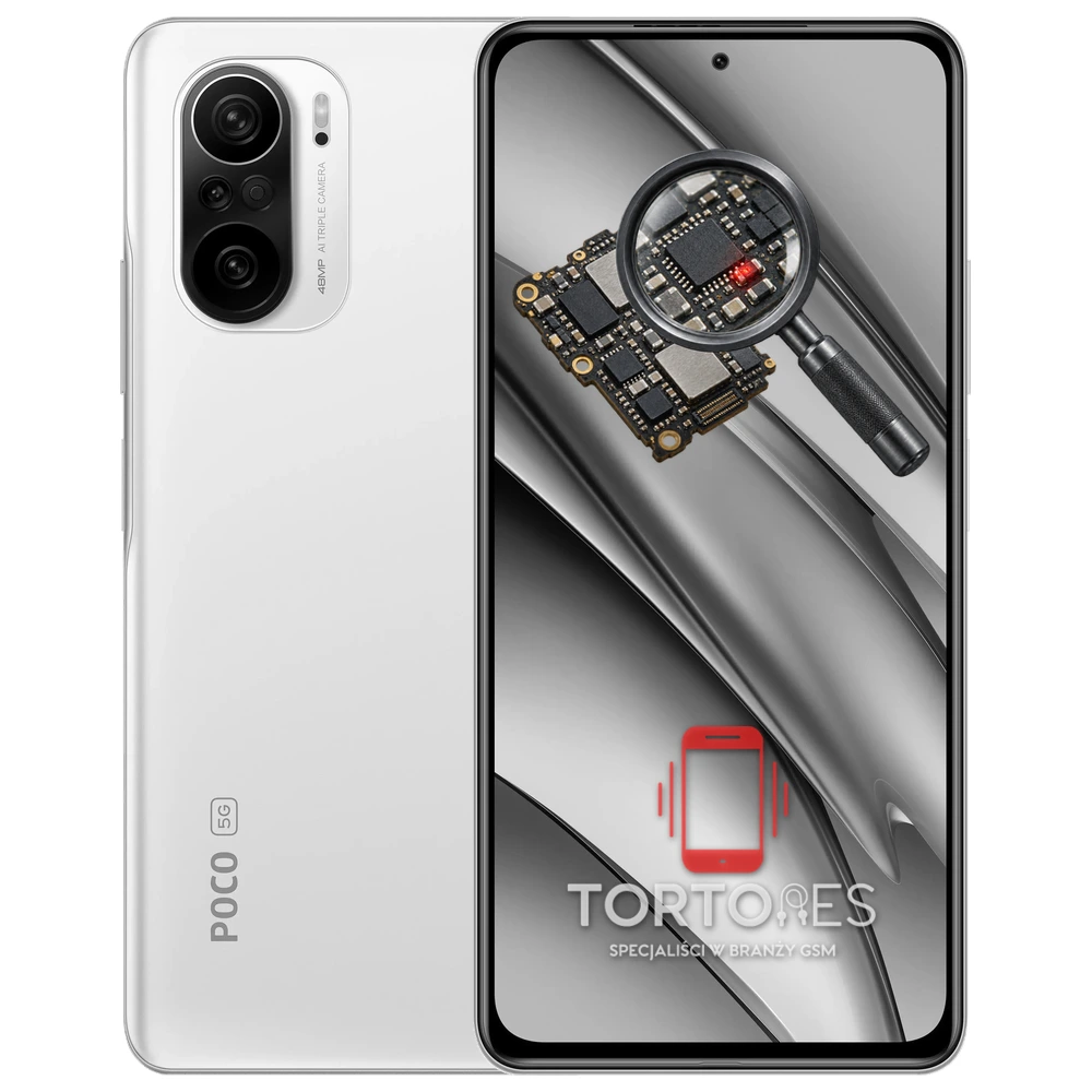 POCO F3 z symbolem diagnostyki - diagnoza telefonu