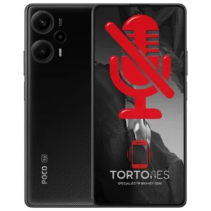 POCO F5 z symbolem mikrofonu - naprawa mikrofonu