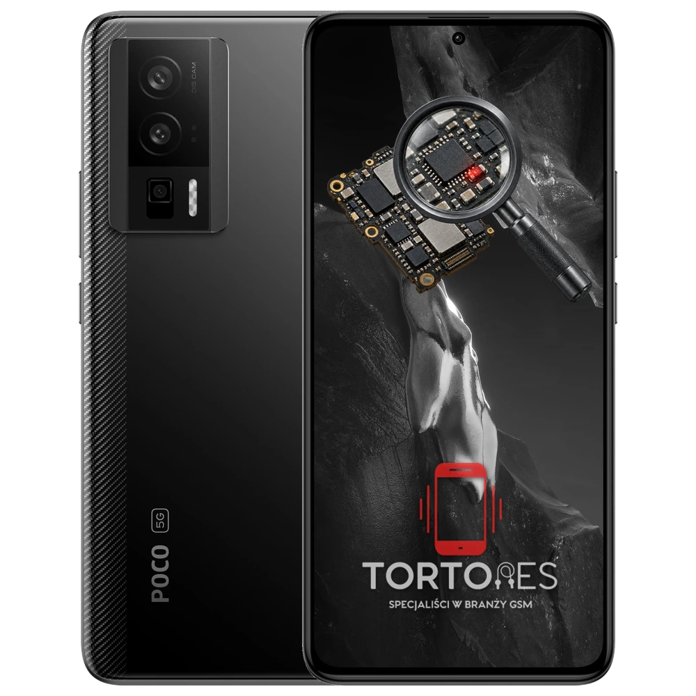 POCO F5 Pro z symbolem diagnostyki - diagnoza telefonu